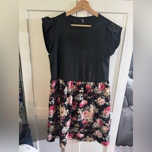 SHEIN Black Curve 1XL dress